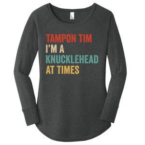 IM A Knucklehead At Times Tim Walz Debate 2024 Women's Perfect Tri Tunic Long Sleeve Shirt