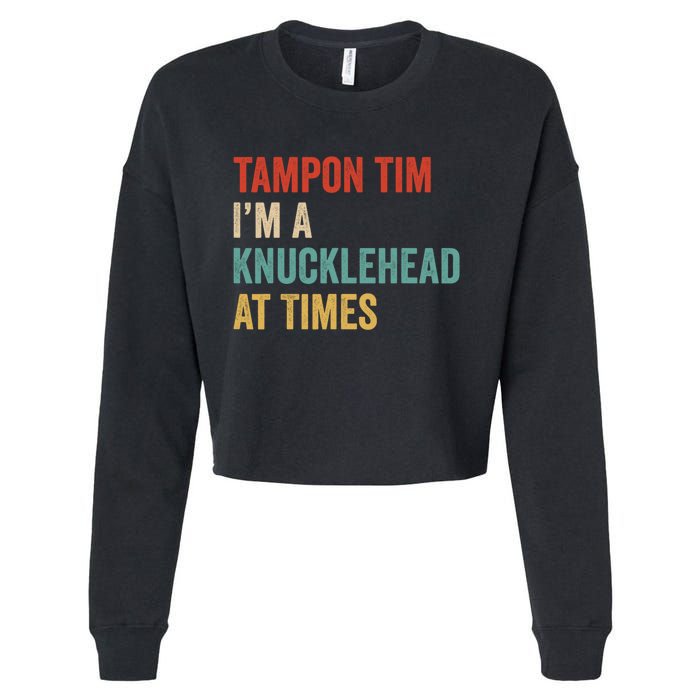 IM A Knucklehead At Times Tim Walz Debate 2024 Cropped Pullover Crew