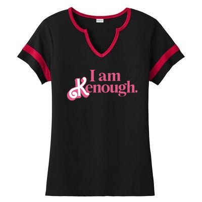 I Am Kenough Funny Ken Ladies Halftime Notch Neck Tee