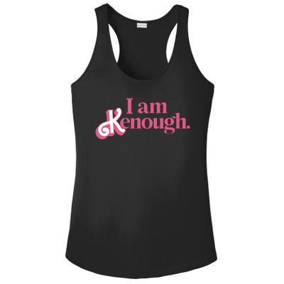 I Am Kenough Funny Ken Ladies PosiCharge Competitor Racerback Tank