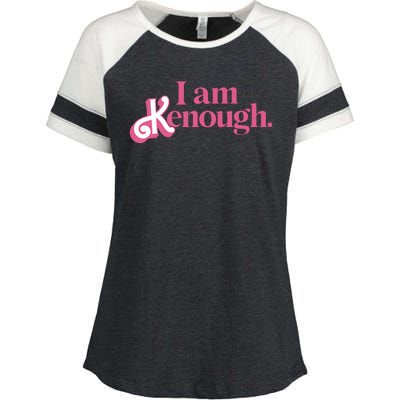 I Am Kenough Funny Ken Enza Ladies Jersey Colorblock Tee