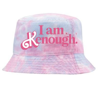 I Am Kenough Funny Ken Tie-Dyed Bucket Hat