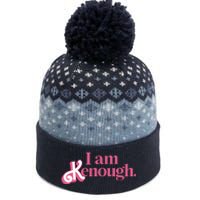 I Am Kenough Funny Ken The Baniff Cuffed Pom Beanie