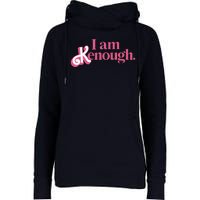 I Am Kenough Funny Ken Womens Funnel Neck Pullover Hood