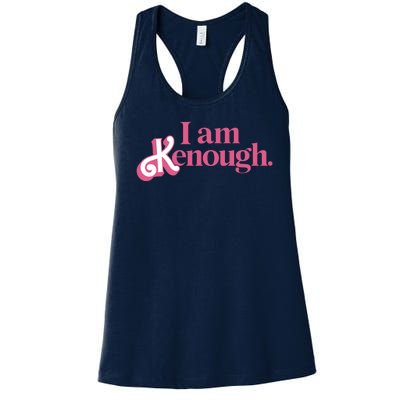 I Am Kenough Funny Ken Women's Racerback Tank