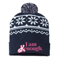 I Am Kenough Funny Ken USA-Made Snowflake Beanie