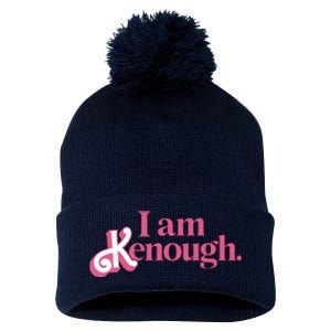 I Am Kenough Funny Ken Pom Pom 12in Knit Beanie