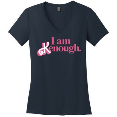 I Am Kenough Funny Ken Women's V-Neck T-Shirt