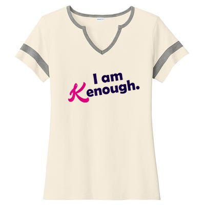 I Am Kenough Enough Ladies Halftime Notch Neck Tee