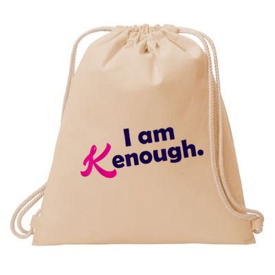 I Am Kenough Enough Drawstring Bag