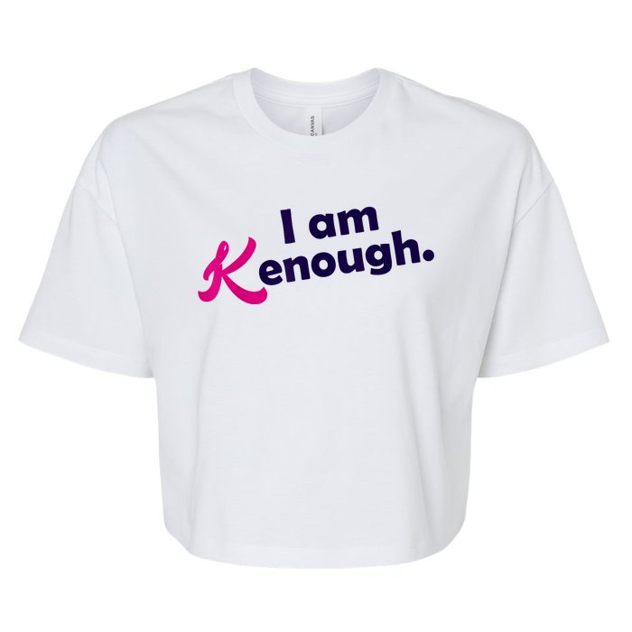 I Am Kenough Enough Bella+Canvas Jersey Crop Tee