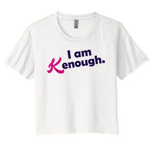 I Am Kenough Enough Women's Crop Top Tee