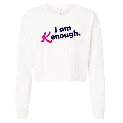 I Am Kenough Enough Cropped Pullover Crew