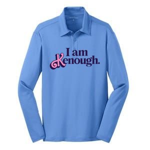 I Am Kenough Ken Silk Touch Performance Long Sleeve Polo