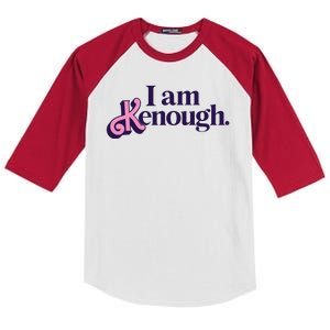 I Am Kenough Ken Kids Colorblock Raglan Jersey