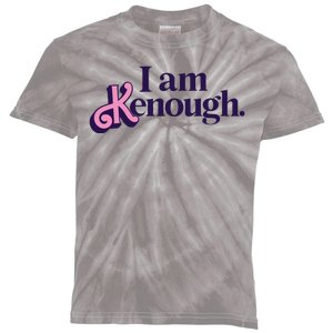 I Am Kenough Ken Kids Tie-Dye T-Shirt