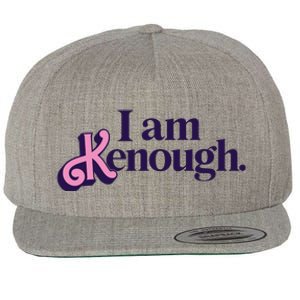 I Am Kenough Ken Wool Snapback Cap