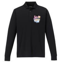 I Am Ken Enough Performance Long Sleeve Polo