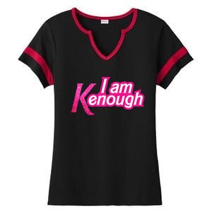 I Am K Enough Funny Kenenough Ladies Halftime Notch Neck Tee