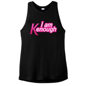 I Am K Enough Funny Kenenough Ladies PosiCharge Tri-Blend Wicking Tank