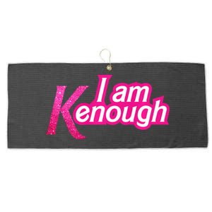 I Am K Enough Funny Kenenough Large Microfiber Waffle Golf Towel