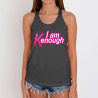 I Am K Enough Funny Kenenough Women's Knotted Racerback Tank