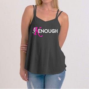 I Am K Enough Funny Kenenough Trending Women's Strappy Tank