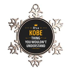 Its A K.O.B.E Thing You Wouldnt Understand Cool Gift Metallic Star Ornament