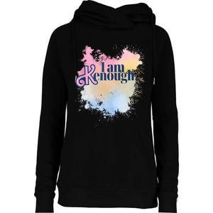 I Am Ken Enough Womens Funnel Neck Pullover Hood