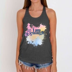 I Am Ken Enough Women's Knotted Racerback Tank