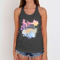 I Am Ken Enough Women's Knotted Racerback Tank