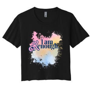 I Am Ken Enough Women's Crop Top Tee