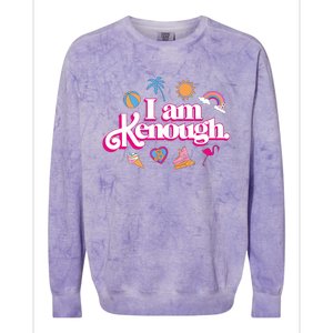 I Am Kenough Colorblast Crewneck Sweatshirt