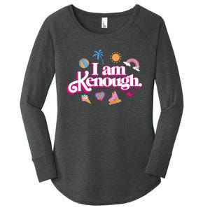 I Am Kenough Women's Perfect Tri Tunic Long Sleeve Shirt