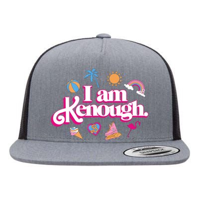 I Am Kenough Flat Bill Trucker Hat