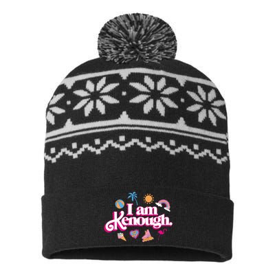 I Am Kenough USA-Made Snowflake Beanie