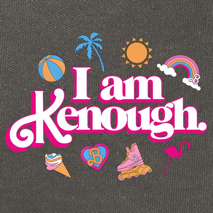 I Am Kenough Cotton Canvas Backpack