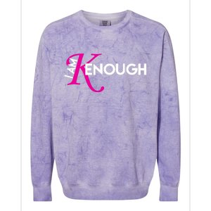 I Am Kenough Enough Movie Quote Colorblast Crewneck Sweatshirt