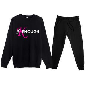 I Am Kenough Enough Movie Quote Premium Crewneck Sweatsuit Set