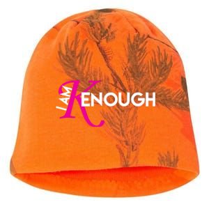 I Am Kenough Enough Movie Quote Kati - Camo Knit Beanie