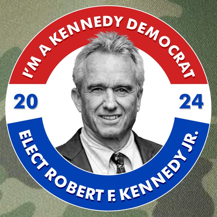 Im A Kennedy Democrat Elect Robert F Kennedy Jr For President Emblem Button Legacy Tie Dye Trucker Hat
