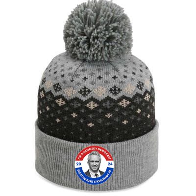 Im A Kennedy Democrat Elect Robert F Kennedy Jr For President Emblem Button The Baniff Cuffed Pom Beanie