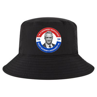 Im A Kennedy Democrat Elect Robert F Kennedy Jr For President Emblem Button Cool Comfort Performance Bucket Hat