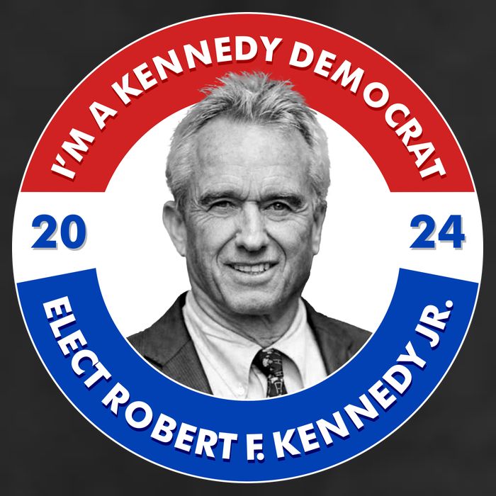 Im A Kennedy Democrat Elect Robert F Kennedy Jr For President Emblem Button Cool Comfort Performance Bucket Hat