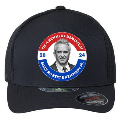 Im A Kennedy Democrat Elect Robert F Kennedy Jr For President Emblem Button Flexfit Unipanel Trucker Cap