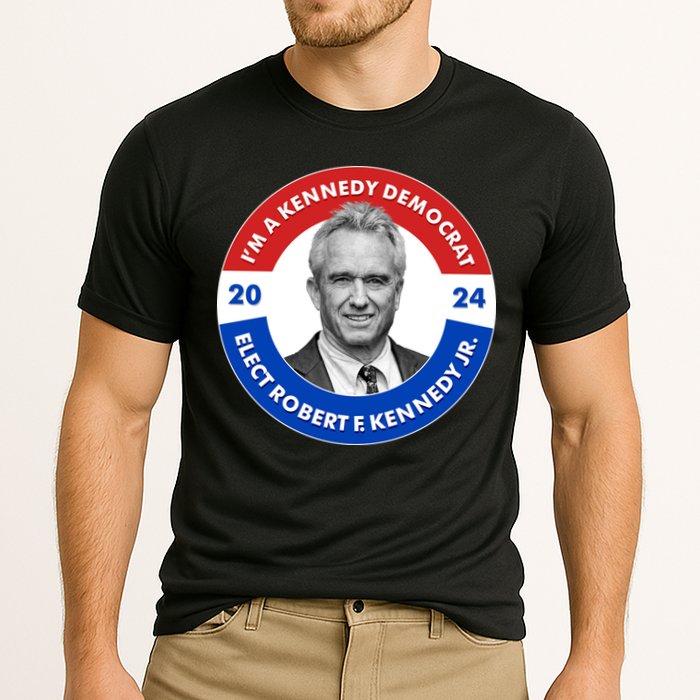 Im A Kennedy Democrat Elect Robert F Kennedy Jr For President Emblem Button Performance Shirt