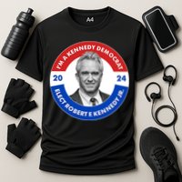 Im A Kennedy Democrat Elect Robert F Kennedy Jr For President Emblem Button Performance Shirt