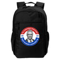 Im A Kennedy Democrat Elect Robert F Kennedy Jr For President Emblem Button Backpack