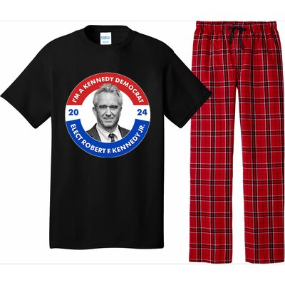 Im A Kennedy Democrat Elect Robert F Kennedy Jr For President Emblem Button Pajama Set