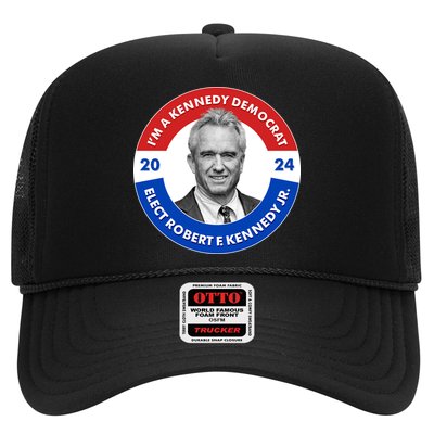 Im A Kennedy Democrat Elect Robert F Kennedy Jr For President Emblem Button Trucker Hat